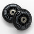 Flux 2 Pack 76mm RipStik Wheels 85A for Ripsurf Caster Board, Replacement Wheels with Bearings