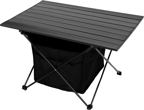 YSSOA Portable Folding Aluminum Alloy Table with High-Capacity Storage and Carry Bag