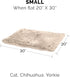 Furhaven Waterproof Throw Blanket - Washable Shaggy Plush Calming Long Faux Fur & Velvet Dog Blanket (Taupe, Small)