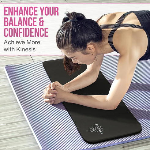 Knee Pad Cushion, Extra Thick 1 inch (25mm) for Pain Free Yoga, Includes Breathable Mesh Bag