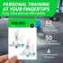 Gym Equipment Workout Cards - 62 Exercise Cards Deck, 5" x 3.5" Fitness Guide for Women & Men at Home or Gym