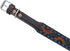 Leather Dog Collar, Western Style, Heavy Duty Hand Tooled Sunflower, Adjustable Padded Soft with Turquoise Buckstitch
