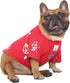 iChoue French Bulldog T Shirts for Medium Dogs, Frenchie Pug, English Pitbull, Boston Terrier - Red Diamond, M