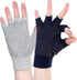Xelsluthe 2 Pairs Yoga Gloves, Yoga Hand Grips Non Slip Fingerless for Women
