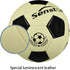 Senston Glow in The Dark Soccer Ball, Glowing Leather Size 5 Indoor Outdoor Night Soccer Ball with Pump