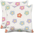 Generic Set of 2 Large Pillow Covers Indoor Bed Cotton Velvet Pillows Covers