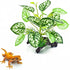 Reptile Artificial Plants - Terrarium Decorations Supplies, Amphibian Habitat Hideout Tank Accessories, Rainforest