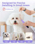 Trimmer 35dB Trimmers 2 PAPMINI Dog Paw with LED Light, Low Noise Paw for Dog's Feet, Speed Safety Electric Dog