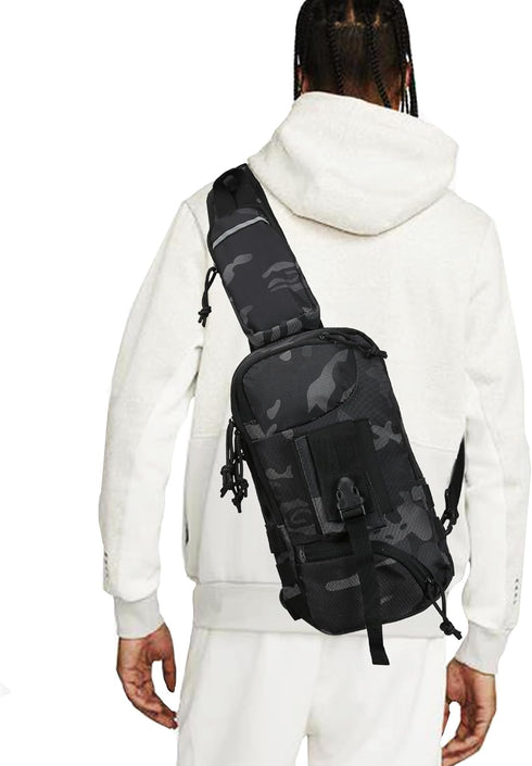 Sling Backpack Tactical Chest Pistol Bag, Shoulder Bags Crossbody Sling Backpack Holster Bag for Concealed Carry