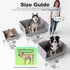 HQ4US 4LEGS Seamless, Dog Grass Pad with Tray Foldable Dog Litter Box High Walls, Odor Free Artificial Grass for Dogs