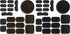 Universal Airsoft Helmet Pads, Tactical Replacement Foam Padding Kits for Bicycle Accessories