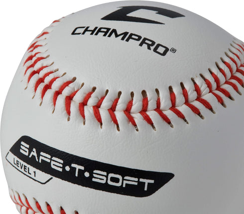 9-Inch) Pack 12 Champro Safe-T-Flight Baseball (White