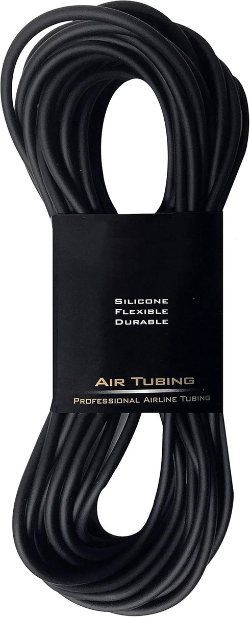 50-Foot Black Flexible Airline Tubing for Aquariums, Terrariums, Ponds, and Hydroponics