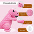 8.66 3.93 Andiker Dog Squeaky Toys, in Plush Dogs Toy Soft Dogs Chew Toys in Dinosaur Shape for Chewing Biting Stuffed