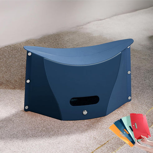 COLLMORE Foldable Portable Stool, 0.5 in Effortless to Carry, Lightweight Collapsable Folding Chair