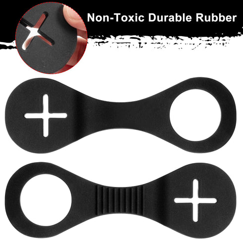 Boao 4 Pieces Pet Poop Bag Holder for Leash, Handy Waste Bag Carrier Accessories