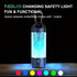 3-in-1 7-Color, IPX6 (2 60 Tubasion Dog Poop Bag Holder with Flashlight USB-C Rechargeable doggie bag holder for leash