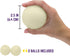 Chew King Glowing Fetch Ball, Dog Ball Toys, 2.5" Balls, 2-Pack