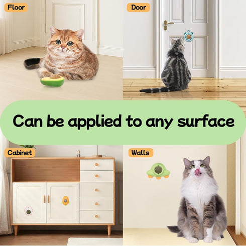 Goosheep 5 (3 Nips,2 2 Catnip Roller Ball Catnips Wall Ball Piece Worm Galls) with Replacement Cat nip Balls As Present