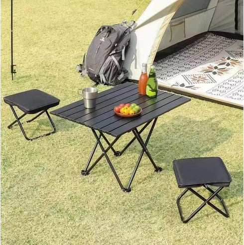 Generic Commuting, Portable Folding Chair Purse - Lightweight Compact Foldable Stool for Outdoor Hiking Picnic