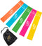 Fit Simplify 10 Inch Resistance Loop Exercise Bands, Set of 5, Assorted Colors