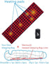 Heated Sleeping Bag Pad, Heated Sleeping Bag Liner with Type-C Input, 5 Heating Zones, Black & Red Flannel