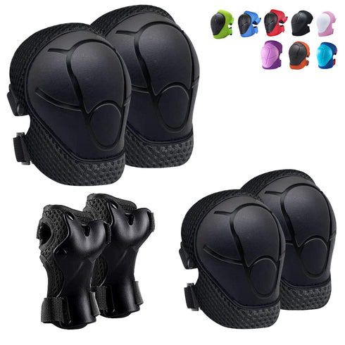 Knee Pads for Kids, Toddler Protective Gear Set with Elbow Pads and Wrist Guards for Skating, Cycling