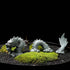 Sandstone Chinese Dragon Statue, Fish Tank Aquarium Decoration for Home Office Tabletop Decor