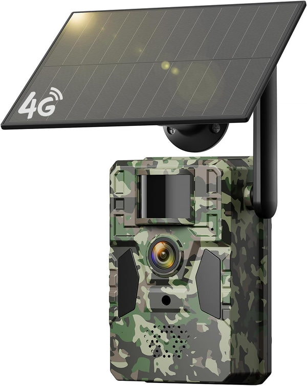 TKENPRO Trail Camera, 2K Cellular Trail Camera with Built in 4G SIM Card