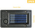 Eioflia 2Pcs 2.8x1.6'' Solar Batteries for Outdoor Solar Lights Waterproof Battery Box Lantern Replacement Top