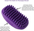 Hertzko Pet Bath & Massage Brush - Dog Bath Scrubber for Shampooing and Massaging Dogs, Cats, Small Animals