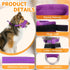 SlowTon Soft Dog Muzzle, Adjustable Padded Nylon Muzzle for Large Medium Dogs, Anti Chewing Barking Biting (Purple, S)