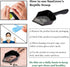 SunGrow Reptile Litter Scoop, Pointed Edge Shovel for Cat & Chicken Coop, Black, 1 Pc per Pack