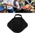 15.7412.6in 30cm/11.8in Tissting Black Skillet Bag, Waterproof Oxford Cloth Frying Pan Bag Grill Plate Carry Case