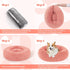 rabbitgoo Calming Dog Bed for Small Medium Dogs, 30 inches, Machine Washable, Non-Slip Round Fluffy Plush Faux Fur, Pink