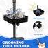 Breeze Touch Rotatable Dog Grooming Organizer for Dog Grooming Table Accessories, Portable Pet Grooming Tools Holder Dog Grooming Arm with Clamp for Hairdressing Scissors Combs, Pet Shop Pet Owner