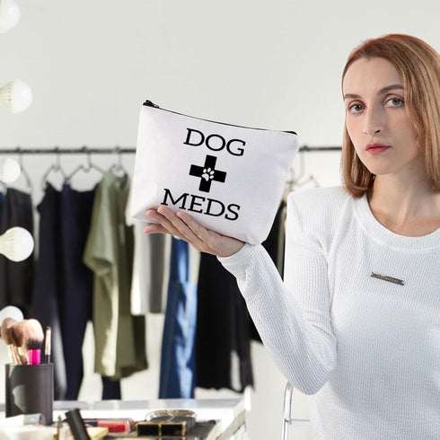 G2TUP Dog Medicine Bag - Dog Meds Vet Tech Gifts and Essentials Storage for Travel, Camping, Car Emergency (Dog Meds)