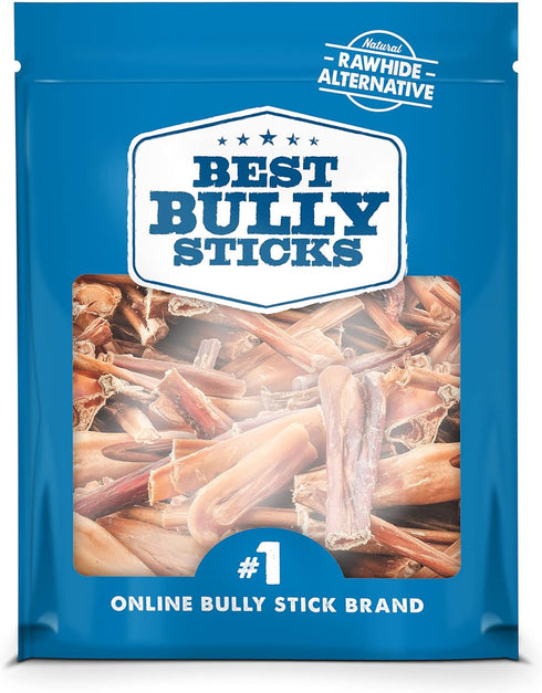 Best Bully Sticks Jumbo Bully Bites - 10 oz, All-Natural, Rawhide Free Beef Chews