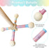 Set BNOSDM Bird Rope Perch with Stand Perch Toy Bendable Rope Perches Wooden Spinning Exercise Wheel Toy Parrot Cage