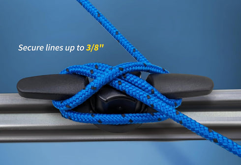 Pactrade Marine Kayak Cleat - 4-Inch Anchor Cleat for Kayak Rails, Portable Accessories for Fishing