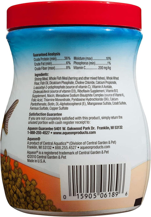 (3 Pack) 6.5 Aqueon Shrimp Pellets Fish Food, Ounces Each