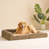 EHEYCIGA Memory Foam Orthopedic Dog Beds, Large Sized Washable Bed with Waterproof Lining, Removable Cover, 41x27