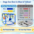 VYNALTIX 16 12 Toys+4 Puppy Play Gym with Toys, Removable Dog Enrichment Playground, Interactive Indoor Training