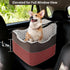 Rosynee 6.7inch 2 Dog Car Seat for Small Medium Dogs - Elevated Dog Booster Car Seats wih Soft Rose Velvet, Washable
