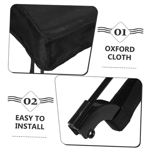 Kisangel Collapsible Outdoor Camping Cart Canopy Foldable Sunshade and Rain Cover for Baby Stroller Accessories