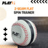 9 SHOP PLAY - Spin Trainer - Training Baseballs for Pitchers - Genuine Leather for Game Like Feel - Baseball Training
