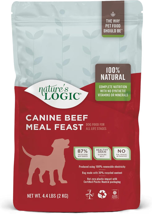 Nature's Logic Canine Beef Meal Feast, 4.4 lbs