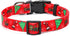WHIPPY Christmas Dog Collar with Santa & Christmas Tree Pattern - Adjustable Collar for Small, Medium & Large Dogs