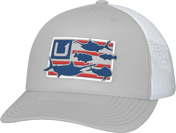 HUK Men's Anti-Glare Trucker Snapback Fishing Hat