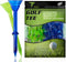ToVii 3-1/4" Big Cup Plastic Golf Tees, 40 Pack, Excellent Durability and Stability Tees